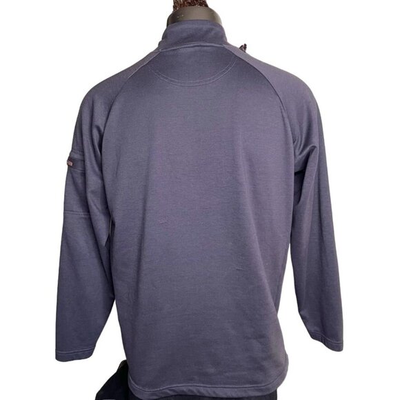 Mens Eddie Bauer Pullover Lightweight Fleece Shirt Vintage u Size Large Gray - Picture 6 of 10